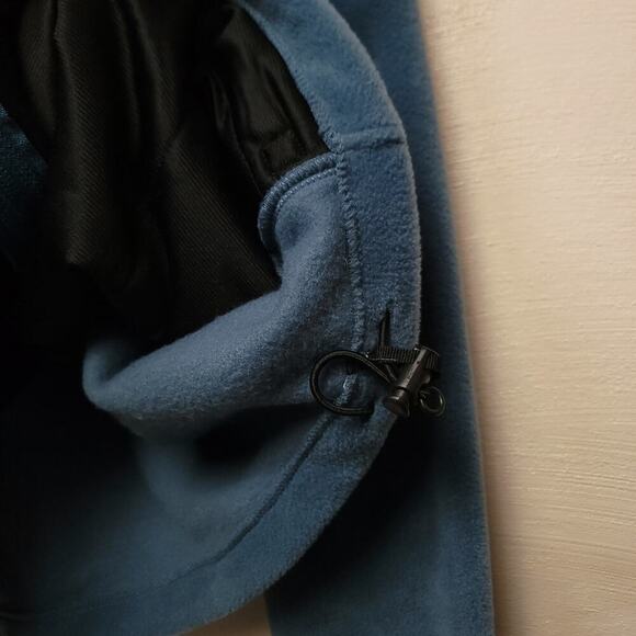 Woolrich Fleece Jacket Size Xl Mens Full Zip Blue Long Sleeve Fall Pockets - Picture 7 of 9